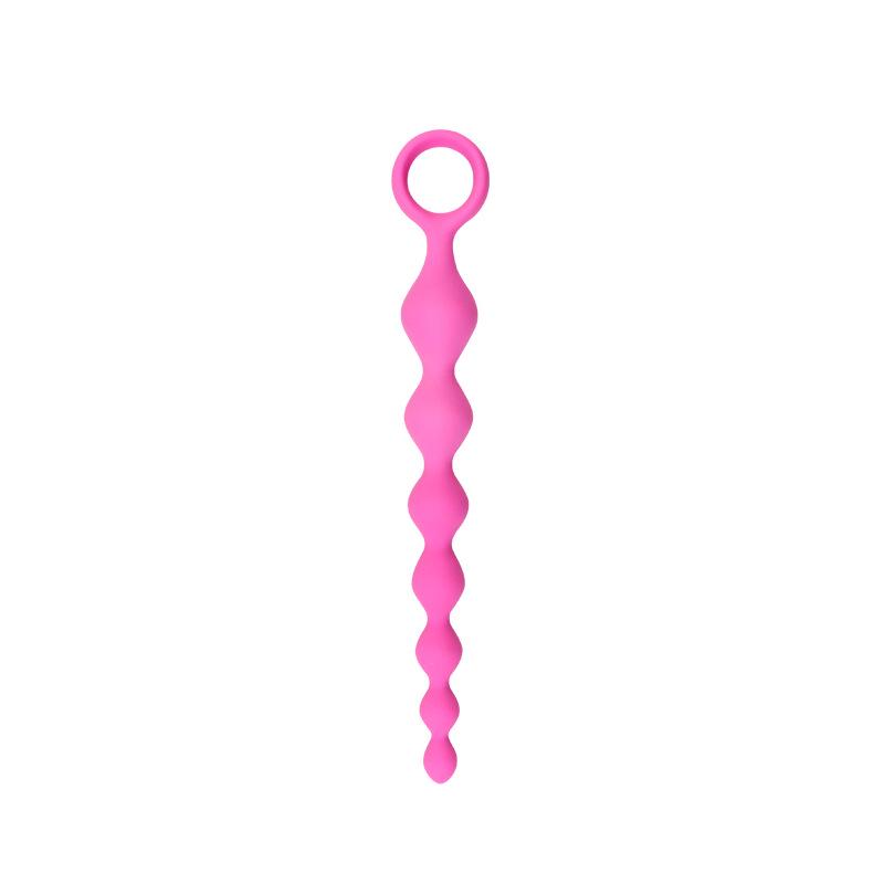 Colorful Anal Beads Tail Plug - Adult SM Toys for Anus Development