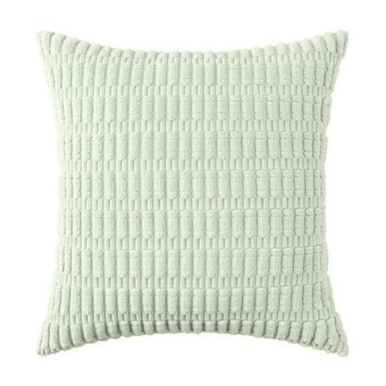 

Solid Corduroy Pillow Sofa Cushion Lumbar Solid Color Chair Cushion Wheat Ears and Corn Kernels 45*45cm