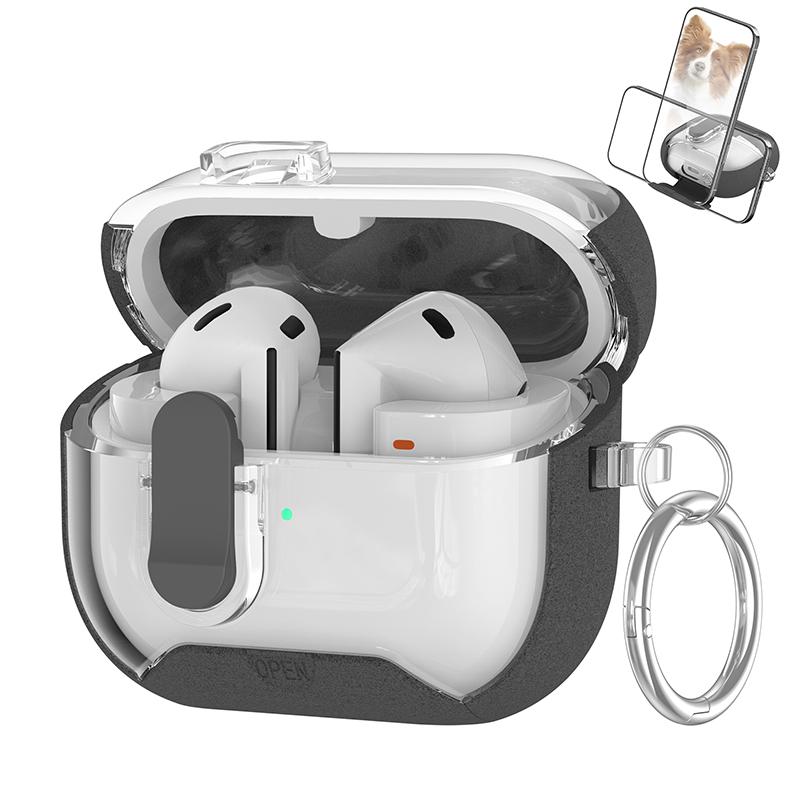 

Secure Lock Case for Samsung Galaxy Buds 3/3Pro Case with Phone Stand Protective Case with Cleaner Kit for Samsung Galaxy Buds 3 For Galaxy Buds 3