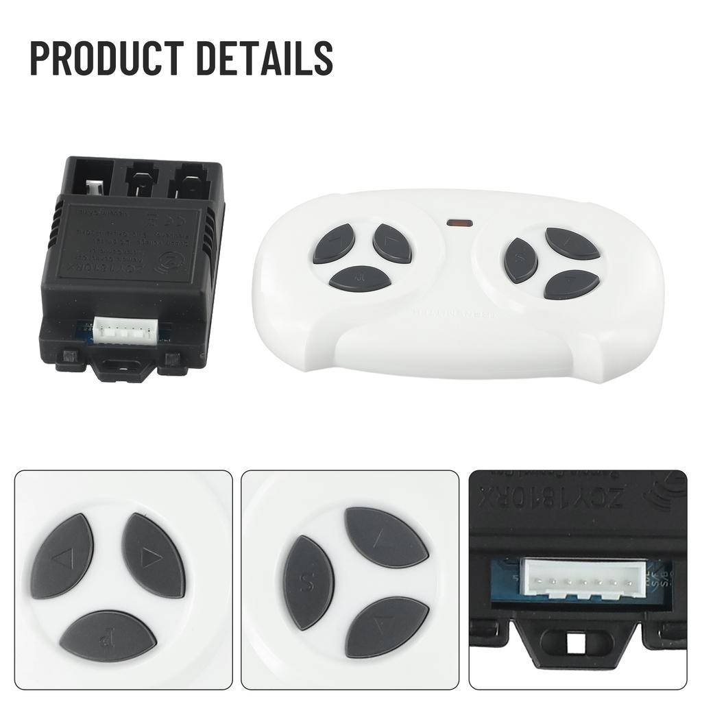 Seven Pin Receiver JR1810RX 6-12V Control Box For Kids Electric Car ZCY1810RX 5/7pin Remote Control Parts