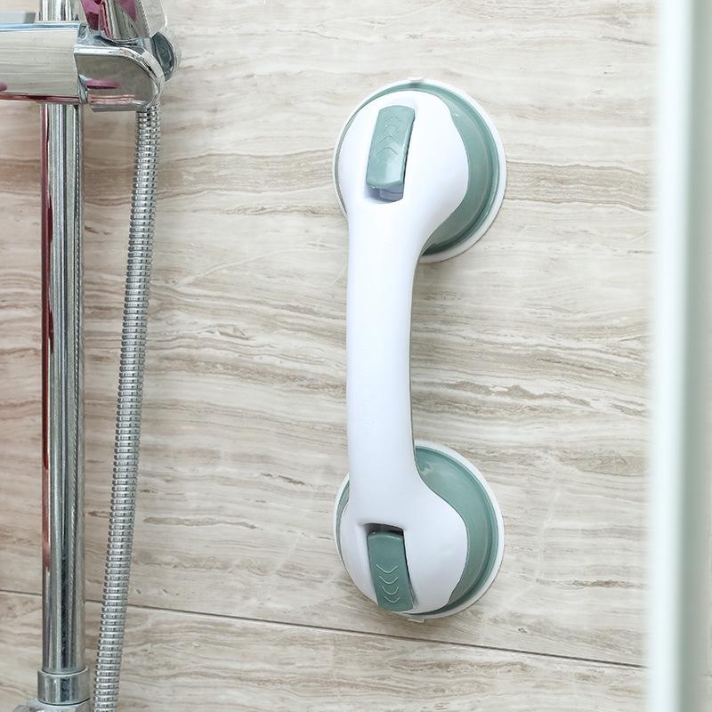 Bathroom Safety Handrail with Suction Cups - Punch-Free Barrier for Elderly & Children