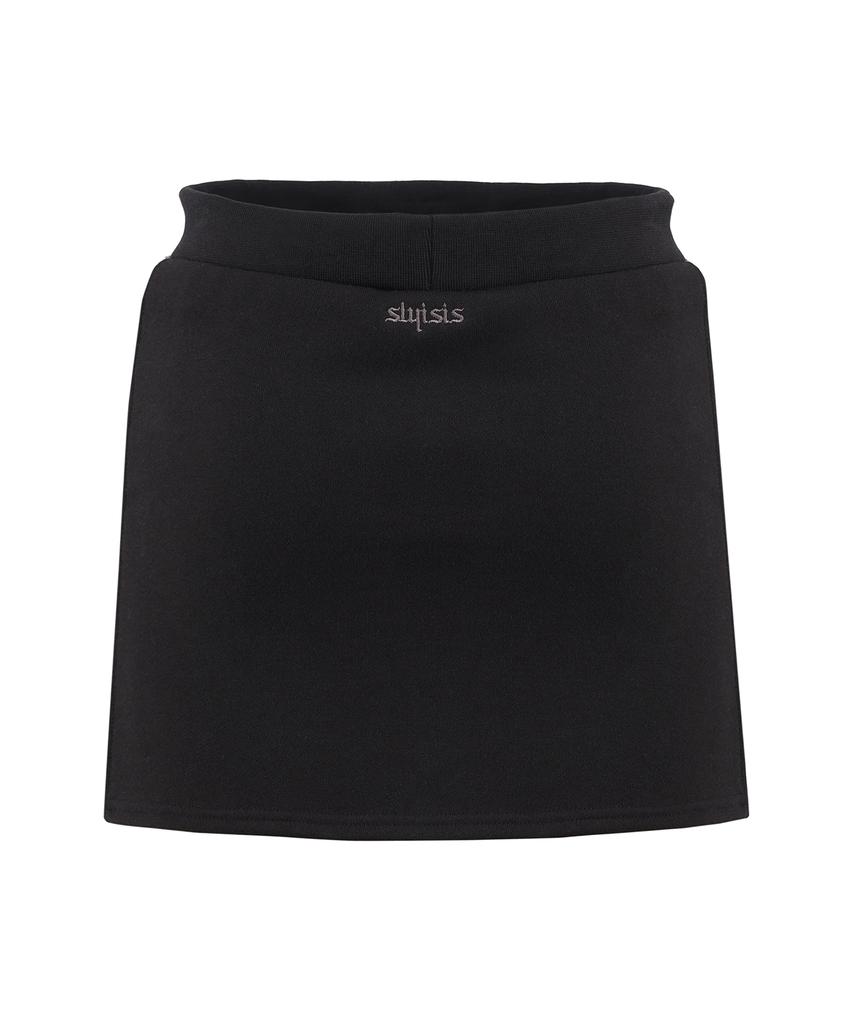 Seullisiseu Star Line Sweat Skirt (Black)