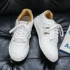 Men's Shoes Tide 2025 Summer Breathable Canvas Shoes Men's Moral Training Versatile White Shoes Casual Board Shoes Men