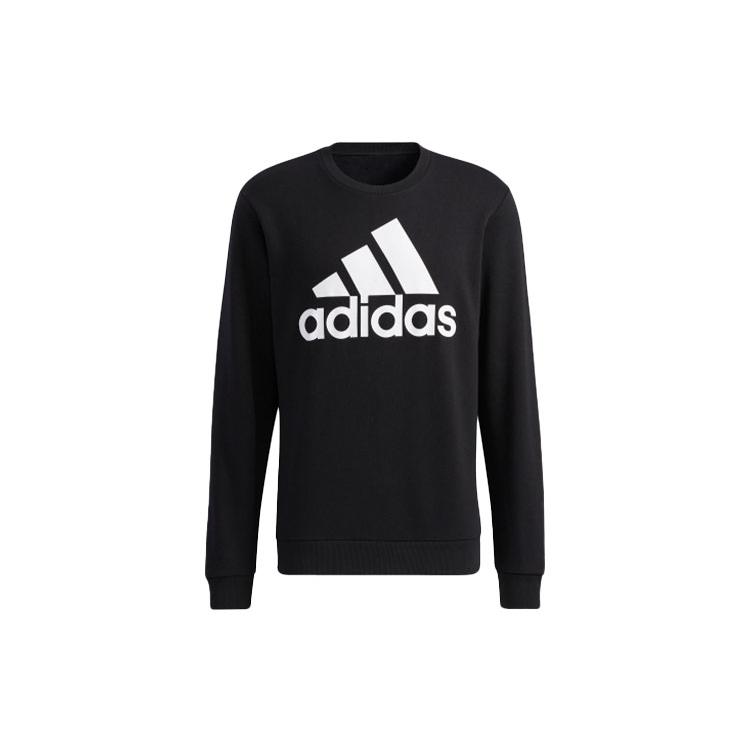 adidas Sweatshirts Men's Black Crew Neck Moderate Regular GK9074