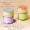 Push Down Mechanism Airless Pump Jar 50ml Capacity Face Cream Container Travel