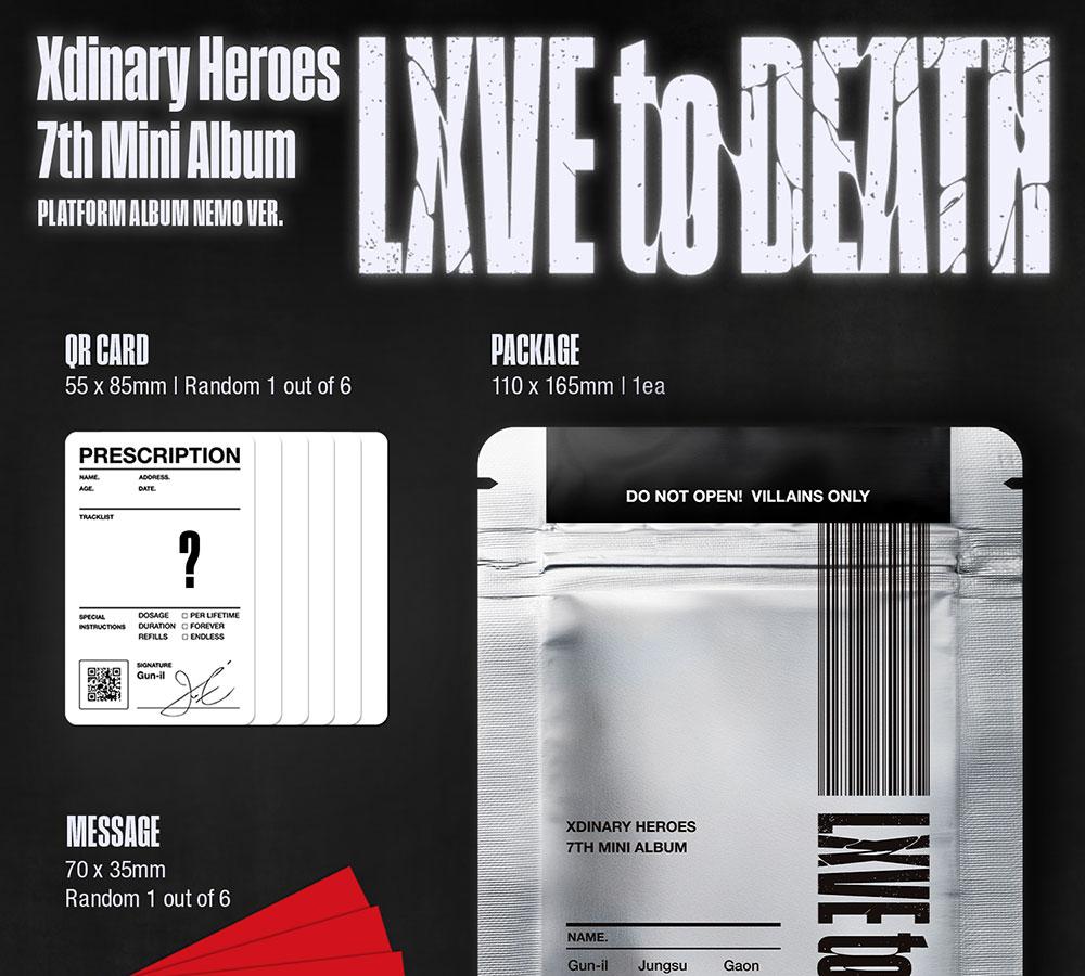 (LXVE to DEATH ver.)  Xdinary Heroes [LXVE to DEATH] 7th Mini Album