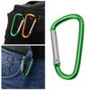 Bunte Karabiner-Schlüsselanhänger Aluminium D-Ring Schnalle Federkarabiner Schnapphaken Clip D-Ring Schlüsselanhänger Kletterzubehör
