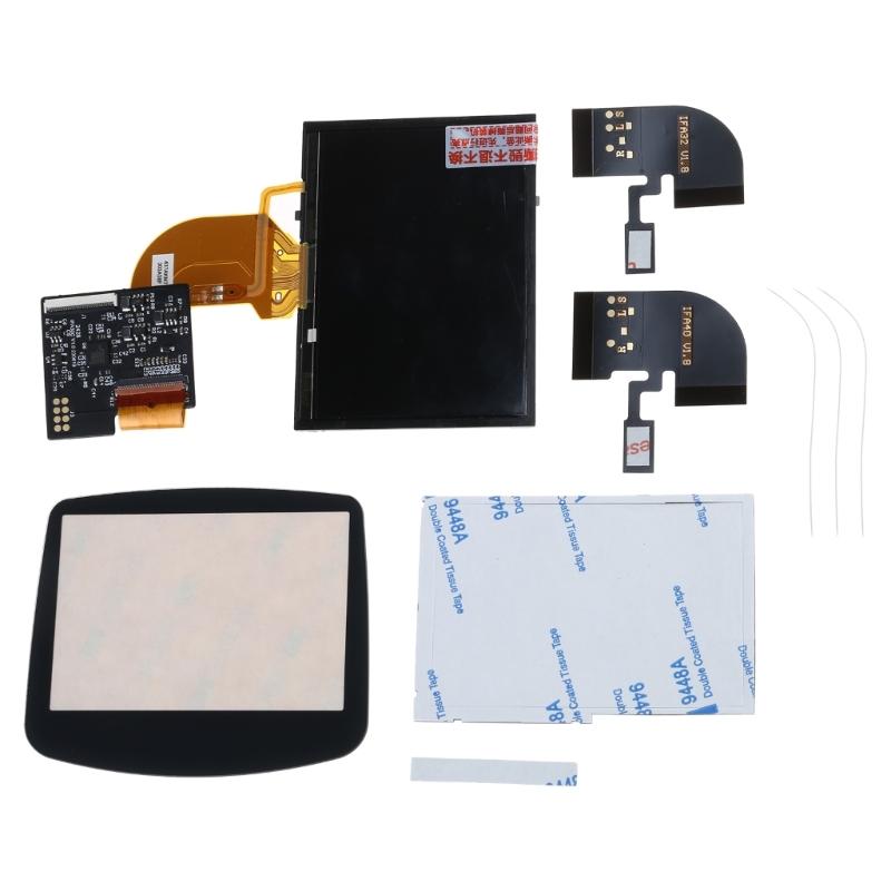 IPS LCD Screen Kit with Ribbon Cable for GBA,Backlight Screen High Brightness for Gameboy Advance