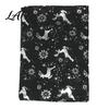 Winter Christmas Scarf Theme for Women Glitter Sparkly Foil Reindeer Soft Festive Neck Warmer Print Scarves Lightweight Shawl Wrap Fall Cozy Holiday
