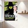 A Very Wicked Halloween 15th Broadway Anniversary Vintage Metal Tin Sign, Witch & Nurse Theatrical Spooky Halloween Wall Decor f
