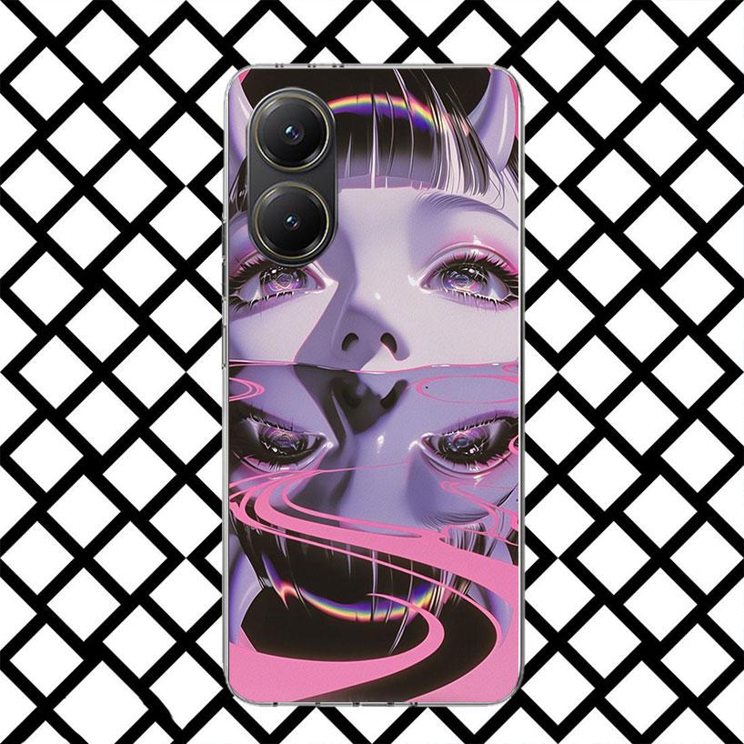 

Girl Art Punk Phone Case for Xiaomi Poco F7 Ultra X7 X6 X5 Pro X4 Gt M8 M7 Redmi 15 15C 13 13C 12 12C Soft Cover Fundas Poco F7 Redmi 15 5G