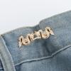 3Pieces Dragon Shape Waist Tighten Pin for Pants Jeans Waist Cinching Button Clasp Waist Brooch Clip Waist Fitness Pin