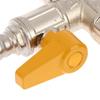 3 Way Diverter Valve Switch Brass Water Diverter Shower Head Shut-Off Valve Valve Hose Connector Water Hose Adapter