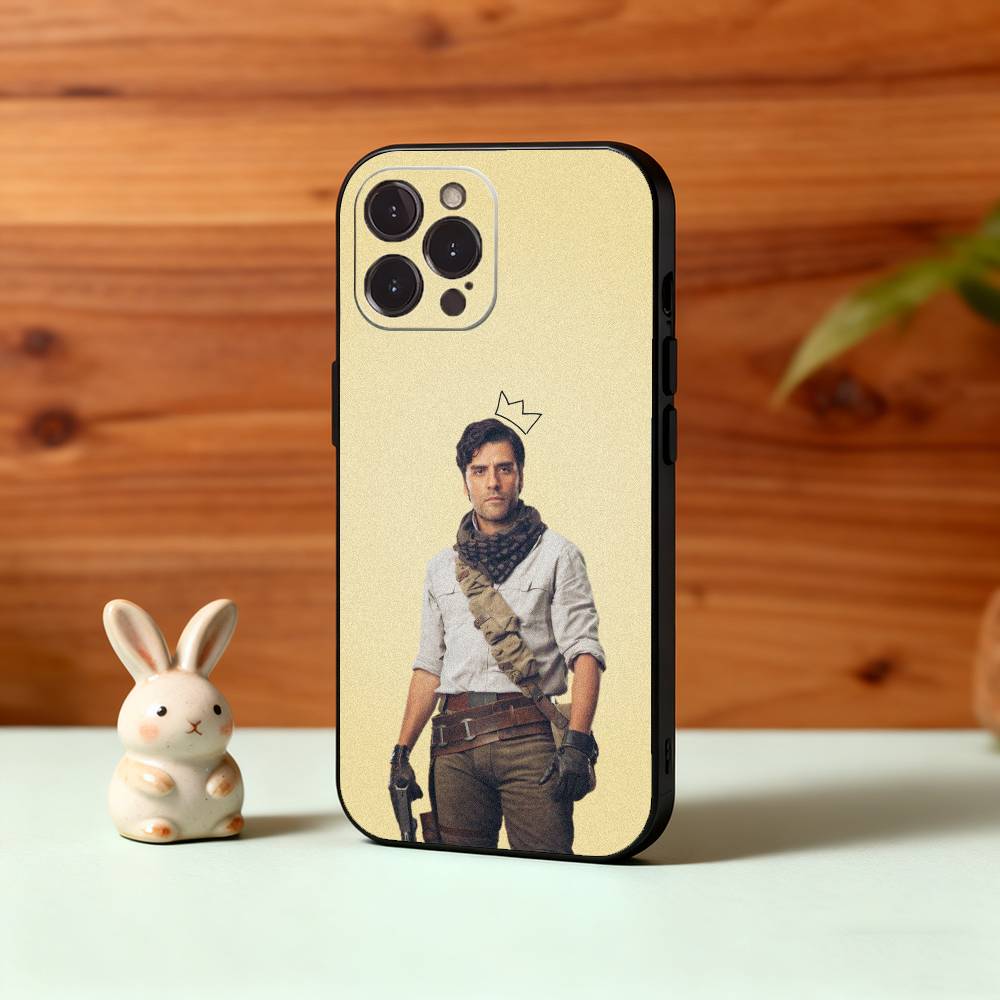 Actor O-Oscar I-Isaac Phone Case For iPhone17 16 15 14 13 12 11 Pro Max Plus,5G Soft Black Case