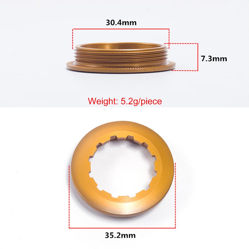 Mountain Rennrad Kassette Lockring 7075 Aluminiumlegierung Kassettenverschlussring 11Z Centerlock Scheibenbremsscheibe Fahrrad Fahrradteile