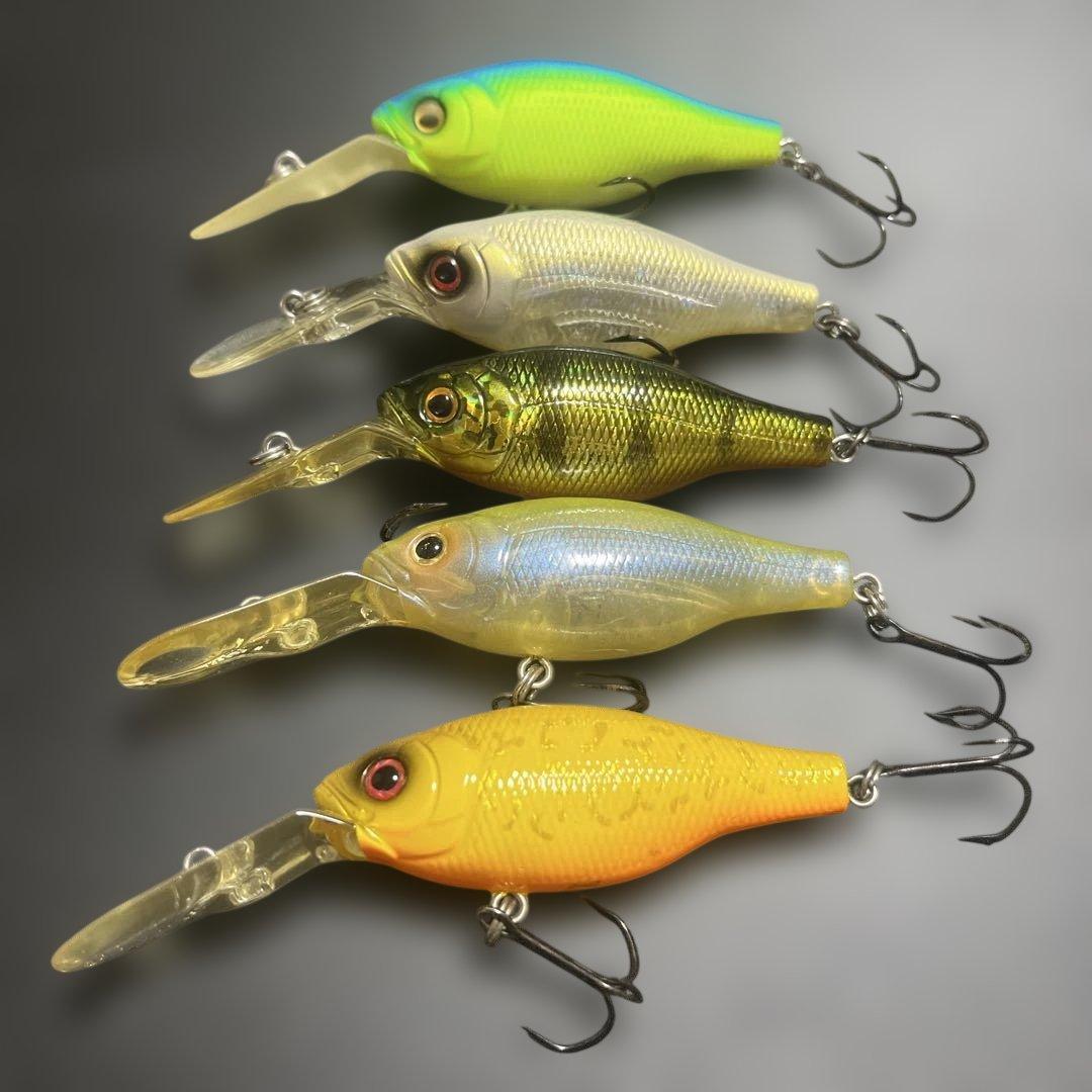 Used Megabass DEEP-X 100 crankbait set of 5