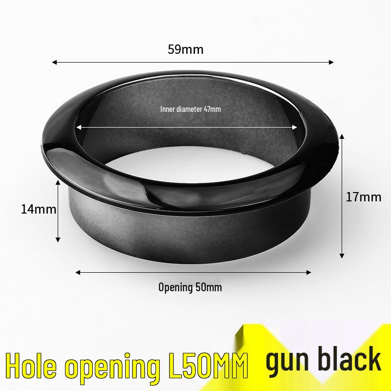 ABS Plastic Round Desktop Cable Grommet Cover, Wire Management Ring