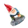 Dwarf Decorative Ornaments Durable Resin Decor Cute Gnome Figure Decorations for Home Outside Yard