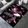 Monster High Chair Mat Gothic Angelica Print, Halloween Decorative Rug for Home Office, Sofa Carpet Gift, Suitable for Bedroom Living Room