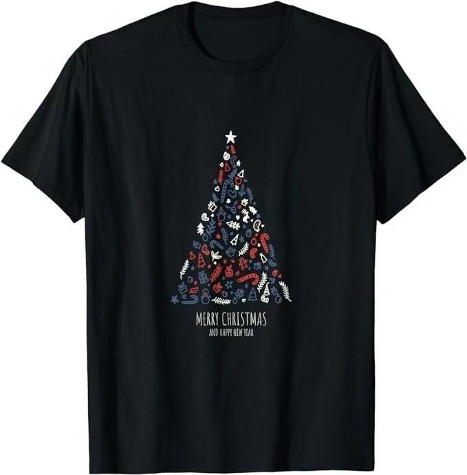 

Merry Christmas Tree TShirt Holiday Tee Unisex T-Shirt XXL