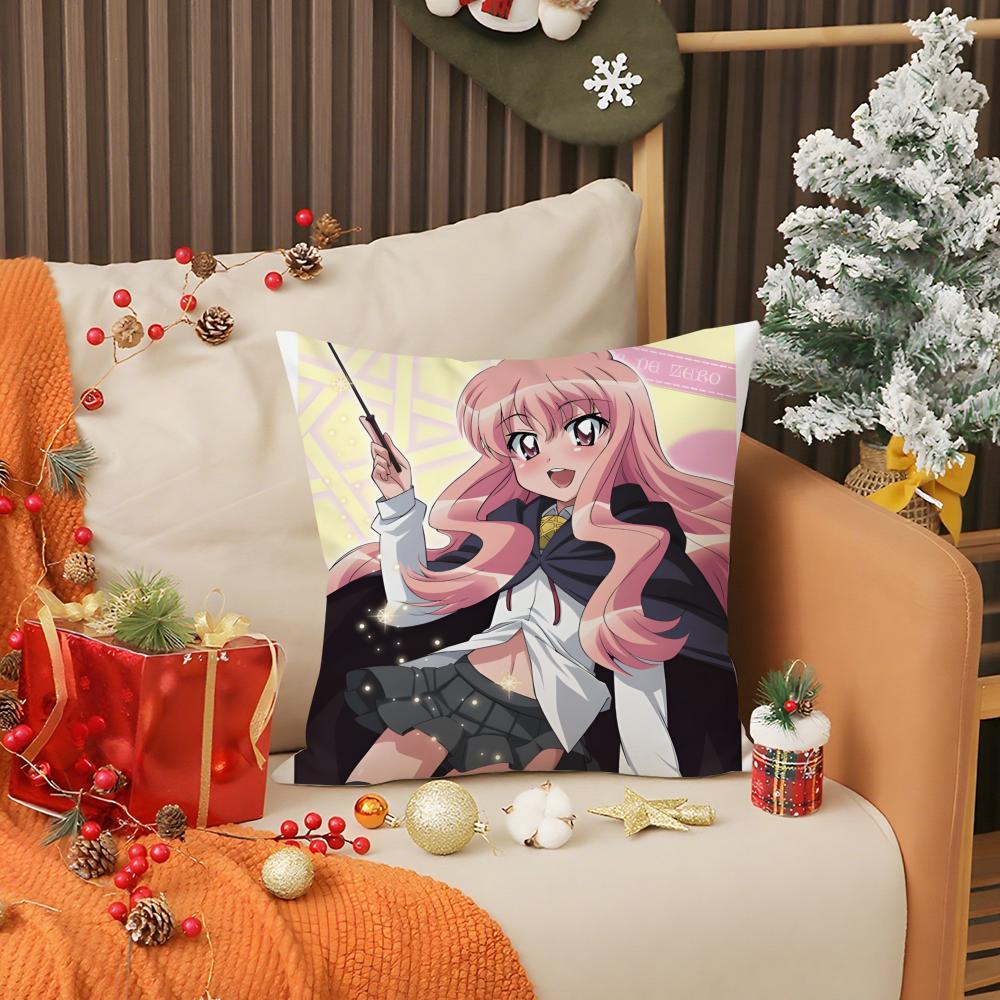 Anime ZZero no Tsukaima Cartoon Pillow Case Printing Pillowcase Living Room Sofa Cushion Cover Bedroom Room Decor