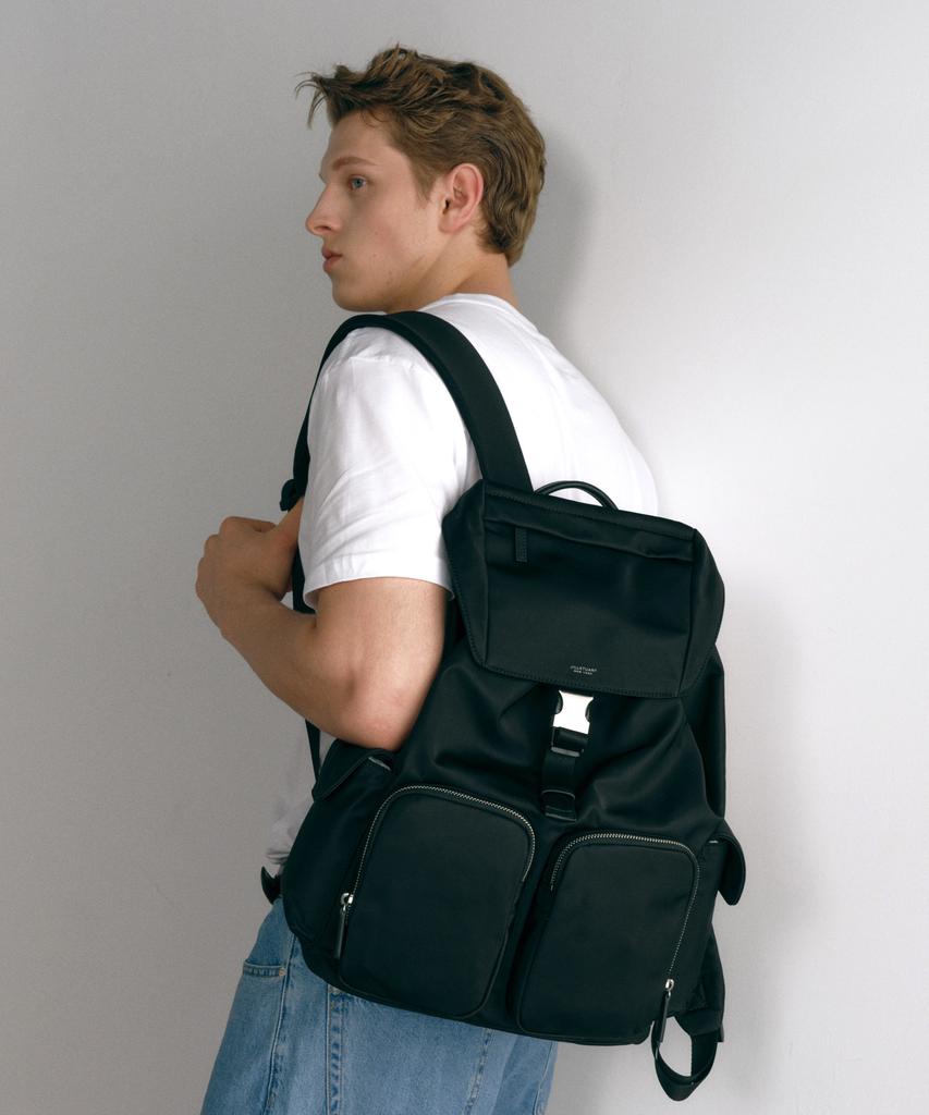 Jillstuart Men Acc [Essen] Essen Black Nylon Backpack