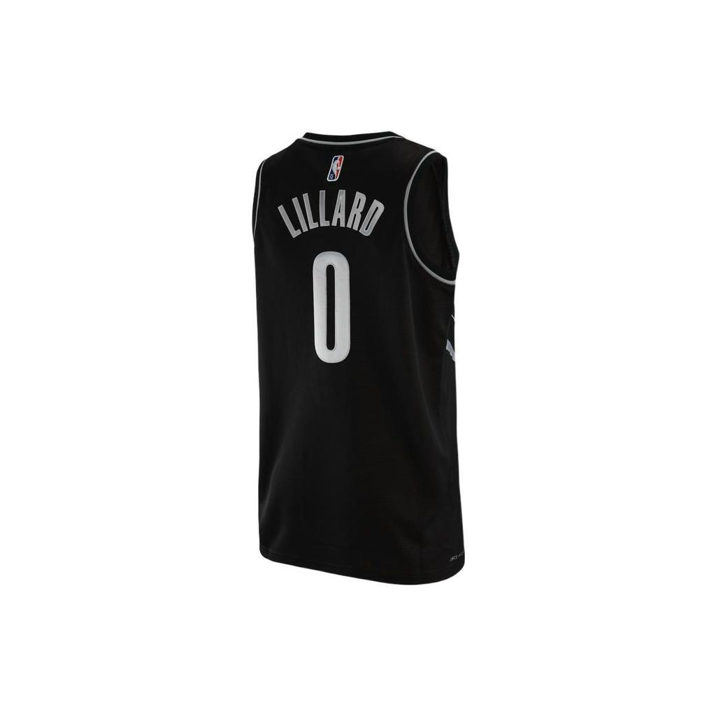 Nike Portland Trail Blazers D Lillard Swingman Jersey Black Men Streetwear DH8068-010