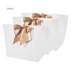 10pcs Lot Gift Paper Bags With Handle for Clothes Shopping Makeup Packaging Food(21*7*15cm)
