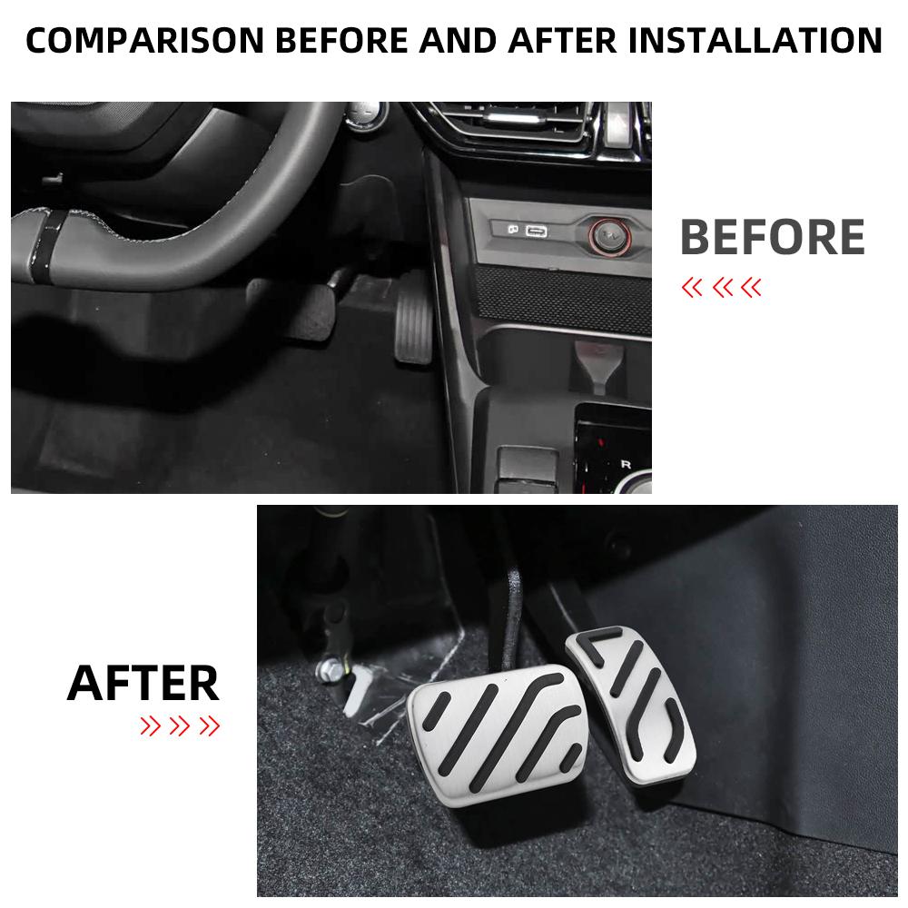 Car Pedal Cover for MG3 MG 3 2025 2026 Accelerator Gas Brake Clutch Pedals Pad Stainless Steel Protector Interior Accessories