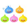 DQ AM Rolling All 5 Slime Figures, Types, [Full Set]