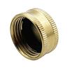 2/4Pcs Garden Hose Caps Brass Hose Garden Hose Connectors Brass Caps 3/4" Female