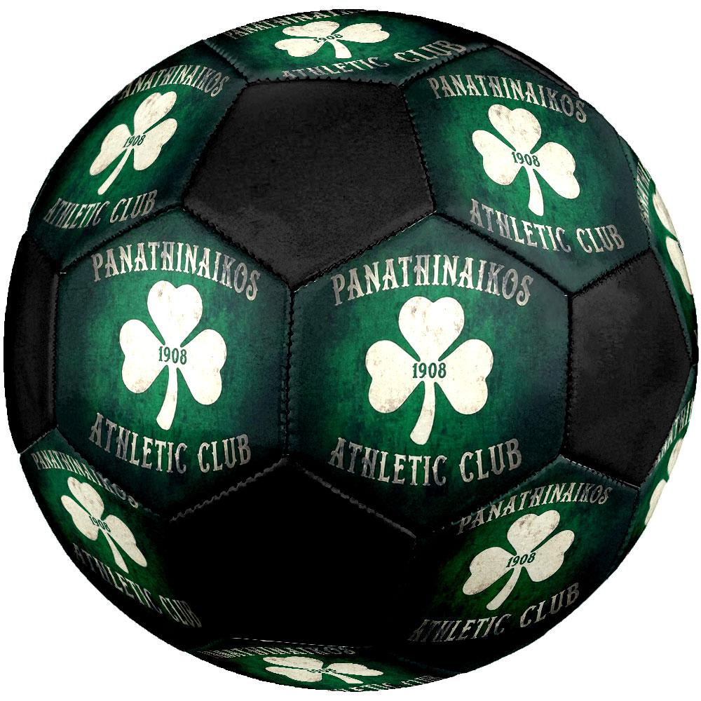 Panathinaikos FC Size 5 Soccer Ball, Machine-Stitched PVC, Durable & High Bounce, All Ages Fit, Fan Merchandise, Matches & Outdoor Use.