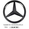 BAPD9 Bykfpc1 For Mercedes Benz 1Pcs ABS Car Front Grille Badge Decal Cover Emblem for Mercedes Benz W204 W205 W210 W211 W212 W213 C E Class G