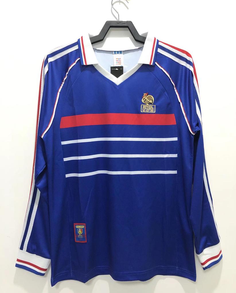 Langarm Vintage Trikot Fußballtrikot Real Madrid, Manchester United, England Arsenal, Portugal Inter Mailand AC Replica Trikot