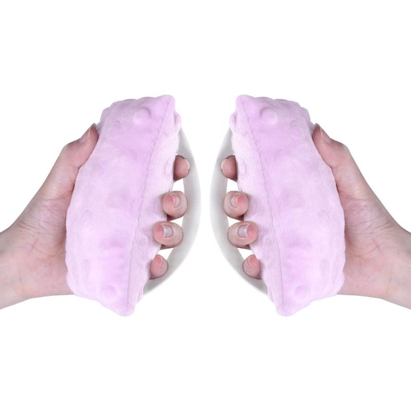 Hand Exercise Pillow For Rehabilitation Patients Washable Anti Sweat Hand Muscle Trainer With Soft Bean Velvets Cover