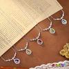 S925 Silver Josephine Collarbone Chain Personalized Non-fading Necklace Natural Crystal Stone Pendant Fashion Gift