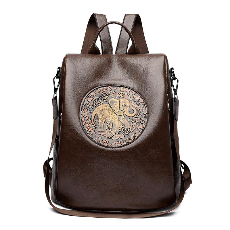 Dual-shoulder Bag, Casual Large Capacity Backpack, Single-shoulder Bag, Fashionable Student Travel Bag
