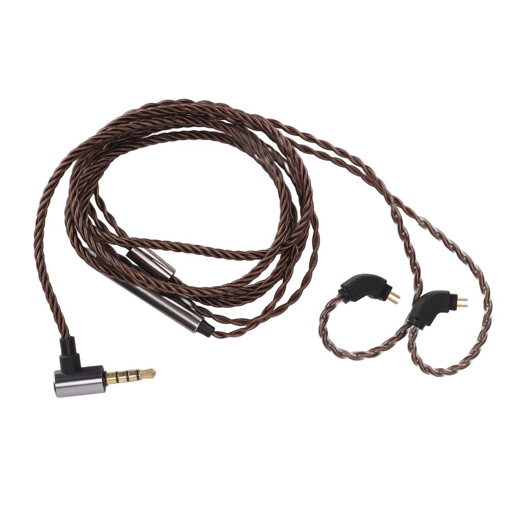 Earphone Cable Replacement Headphone Cable with Mic for 2 Pin 0.78mm Headphones for Weston 1964 UE3X UE18 W4R