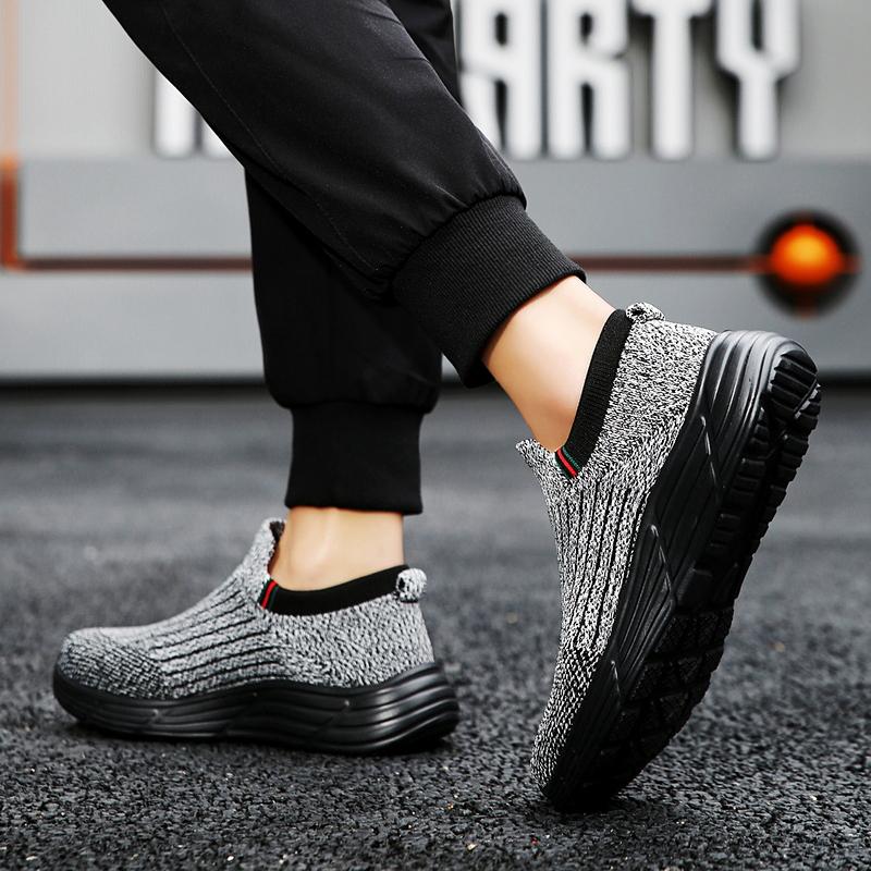 Large Size Fashionable and Trendy Breathable Lightweight Flying Woven Shoes Hiking Shoes Socks Shoes Outdoor Sports and Leisure Shoes