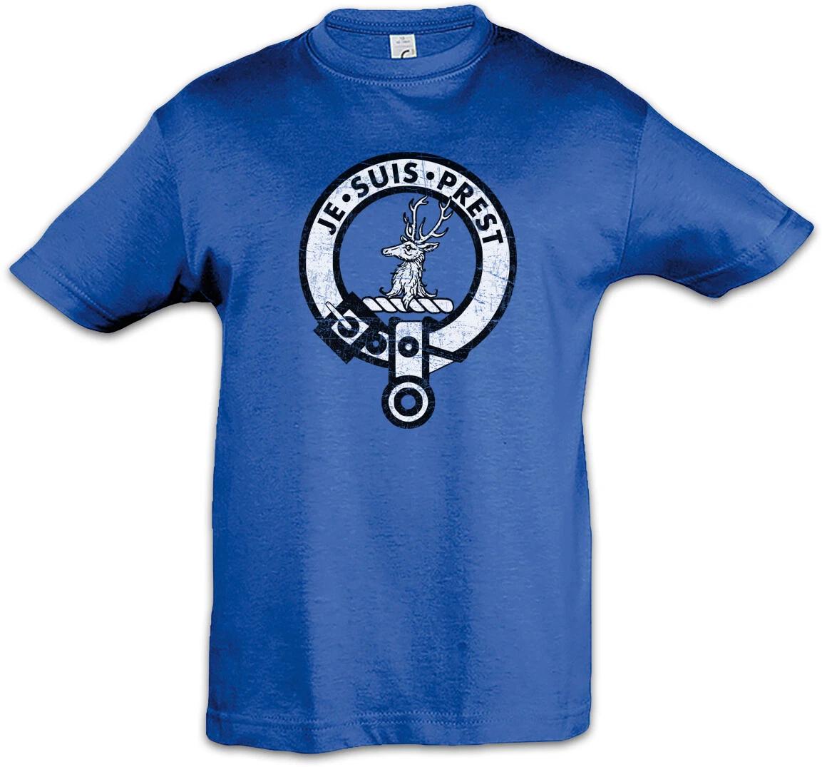 Je Suis Prest Kids Boys kids boys T-Shirt Scotland Clan Jamie Symbol Fraser Crest 110