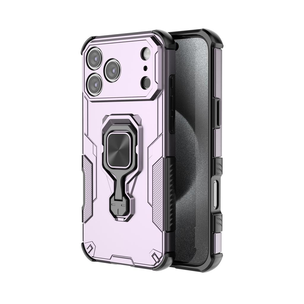 Magnetic Rotating Folding Stand Ring Bracket Phone Case For iPhone 17 Air 16E 13 14 15 16 Plus 17 Pro Max Shockproof Armor Cover