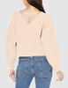 Jill by Jill Stuart Women's V-Neck Ribbed Knit Sweater in Ecru, FR