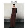HECO Women's Retro Old Money Style Pleated Vest
