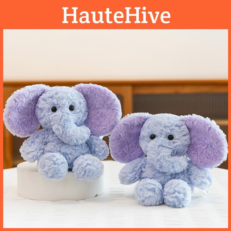 Soft Elephant Keychain Toy With Key Ring For Birthday Present