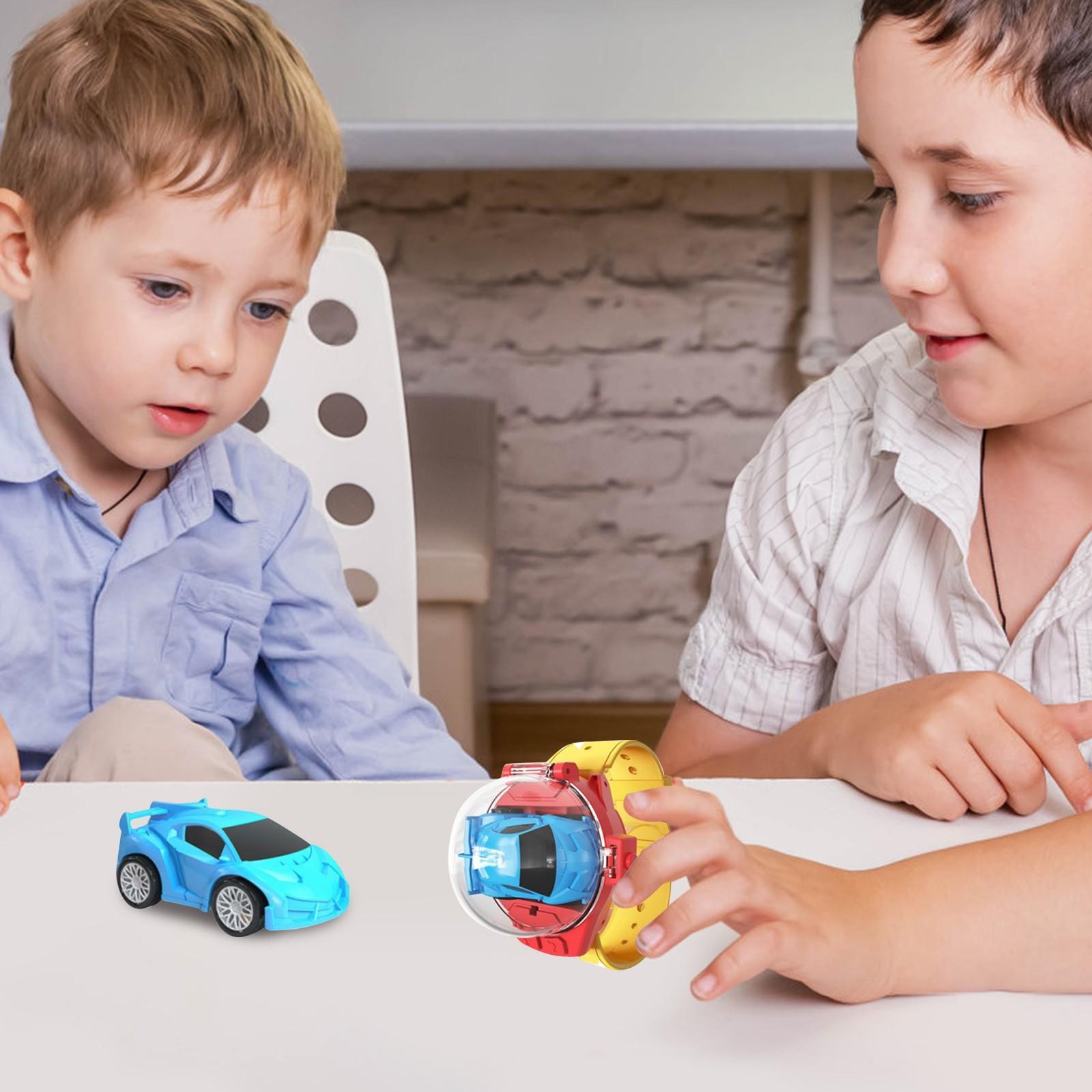 Children s Watch Remote Control Car Electric Alloy Car Parent-child Interaction 2.4G Remote Control Racing Toy One Size
