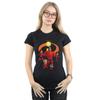 Disney Womens/Ladies Incredibles 2 Group Logo Cotton T-Shirt