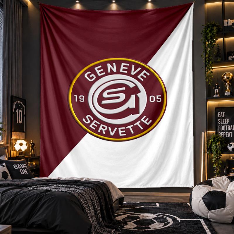 Wall Hanging Tapestry Servette FC Print Cloth for Living Room Bedroom Home Decor