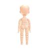 Obitsu Doll 11cm Obitsu Körper & Kopf Bewegliche Figur 11BD-D01 (Weißer)