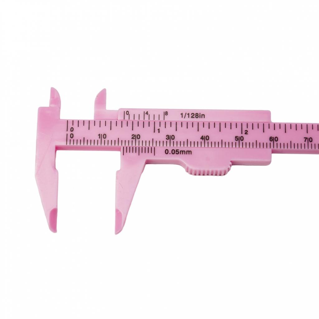 Calipers Ruler 0-80mm Double Rule Scale For Measuring Depth