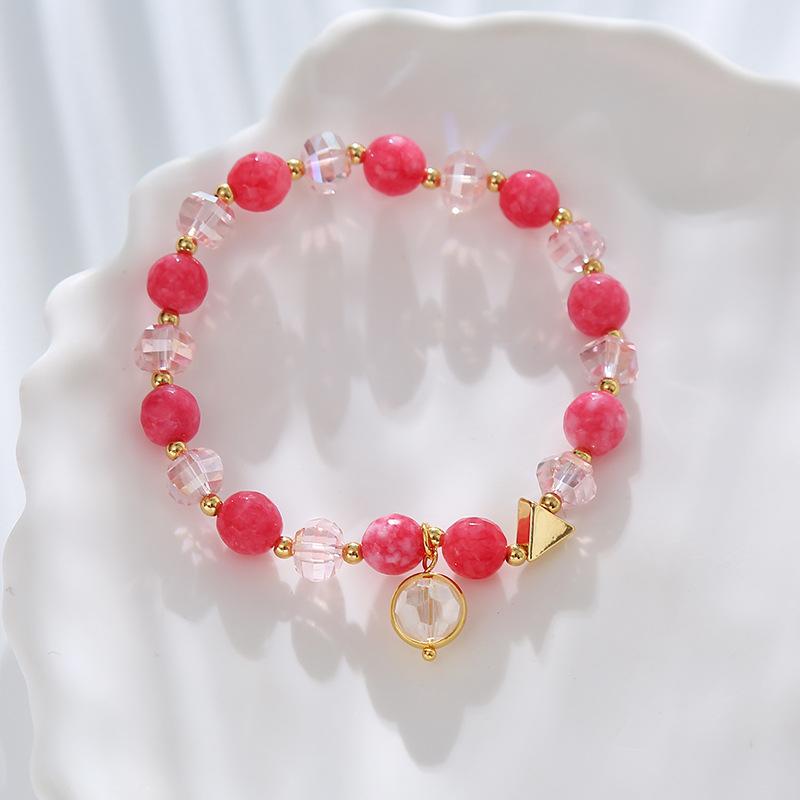 Fashion Crystal Bracelet Women'S Strawberry Crystal Bracelet Bangles Women Fashion Jewelry Accessories Gift